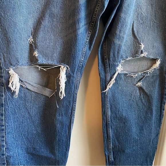 ABERCROMBIE & Fitch Curve Love '90s Ultra High Rise Straight Jeans Plus 37R/ 24 - Picture 8 of 13